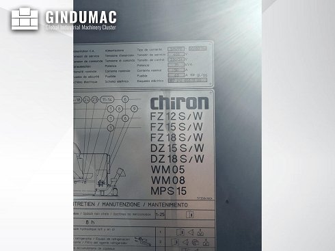 &#x27a4; Venta de CHIRON DZ 18 W usados | gindumac.com