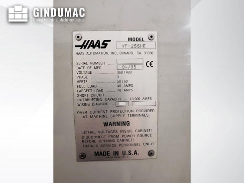 &#x27a4; Venta de HAAS VF-2 SSHE usados | gindumac.com