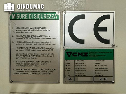 &#x27a4; Venta de torno horizontal CMZ TA20YS usado | gindumac.com