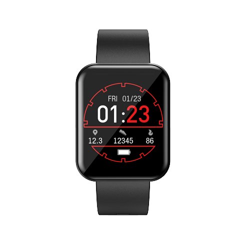 7 UnidadesLENOVO SMART WATCH E1 PRO BLACK