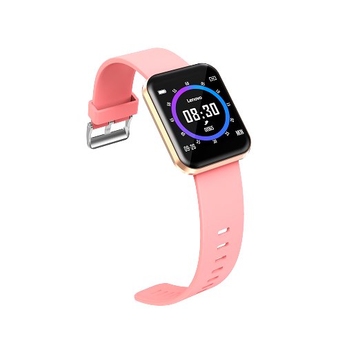 1Unidad LENOVO SMART WATCH E1 PRO PINK