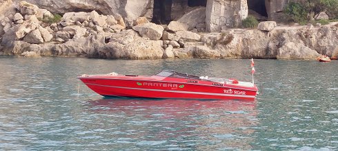 Open/runabout de 7,80 m de eslora