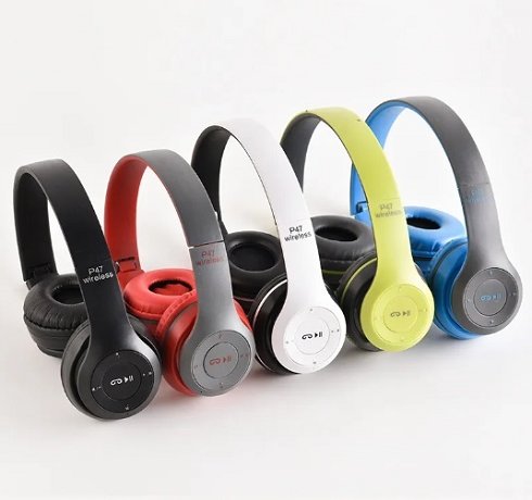 Lote de 5 Auriculares Inalambricos Bluetooth Plegables (Nuevos)