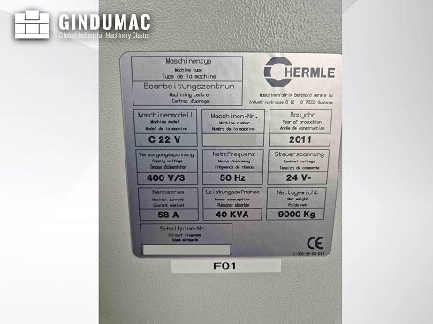 &#x27a4; Venta de HERMLE C22 V usados | gindumac.com