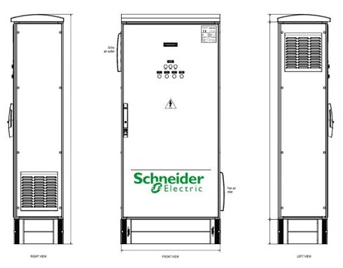 (Lote 1) •	LV Pillar 100 A - Conjunto de 28 Armarios eléctricos para cargador de 50 kW (Cargador de coches eléctricos)