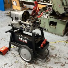 Talladora de roscas sin fin RIDGID 1233