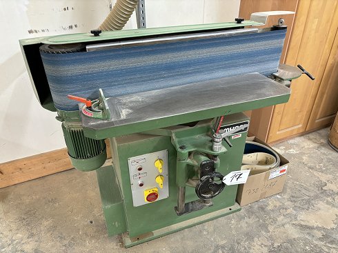 WAMHOFF NTS 1000 Edge sanding machine with belt oscillation