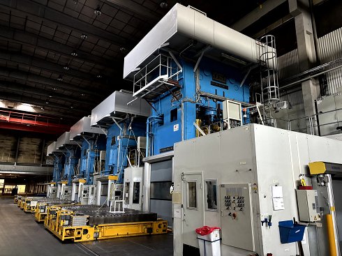 Prensa mecánica VICKERS / CLEARING 600 / 400 Ton Tandem press lines