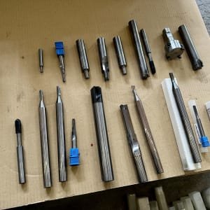 Lot of carbide drills