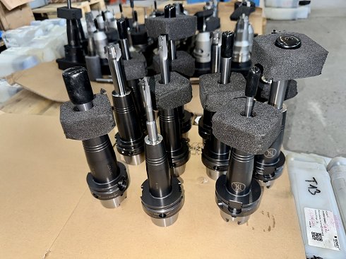 KOMET Lot HSK-A63 Shrink-fit tool holders