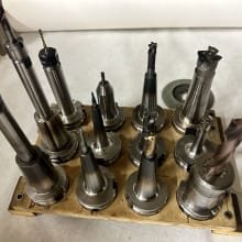 Lot HSK-A63 tool holders