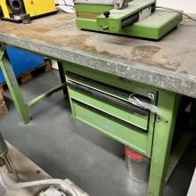 Workbench with contents