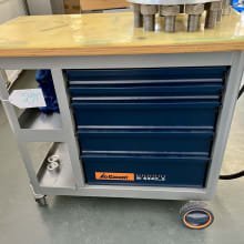 GARANT Workshop trolley with contents