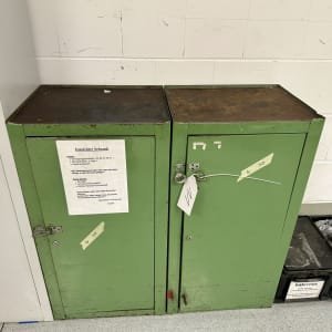 Lot Workshop cabinets with contents