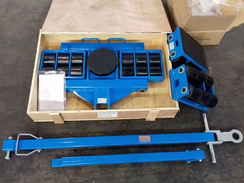 Set Machinery Skates 24.000 Kg With Turntable