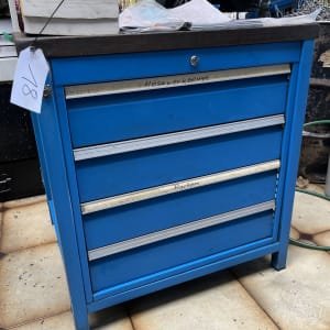 Tool cabinet with contents