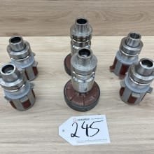 Lot HSK 63F Holders with tools