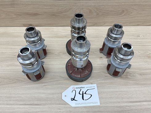 Lot HSK 63F Holders with tools