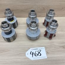 Lot HSK 63F holders with tools