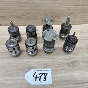 Lot HSK 63F holders with tools