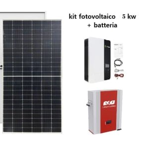 GROWATT 5KW Photovoltaic kit with storage (6 elementos disponibles)