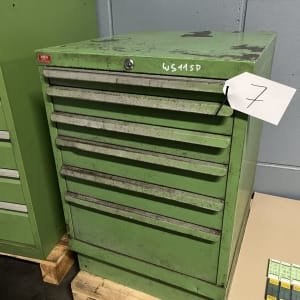 Tool cabinet with contents