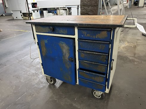 Workshop trolley without contents