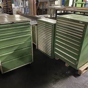 Lot tool cabinets without contents