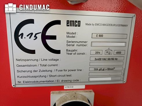 &#x27a4; Venta de EMCO EmcoMill E900 usados | gindumac.com