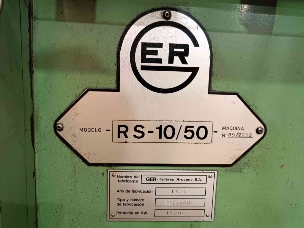 Rectificadora tangencial ger rs-10/50