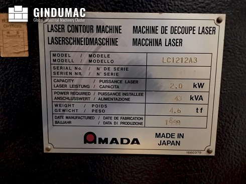 &#x27a4; Venta de AMADA LC 12-12 &#x03b1;III usados | gindumac.com