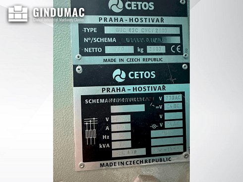 &#x27a4; Cetos BUC 63C CNC/2000 usado | Rectificado