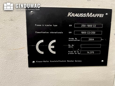 &#x27a4; Venta de Krauss Maffei 250-1900 C2 usados | gindumac.com