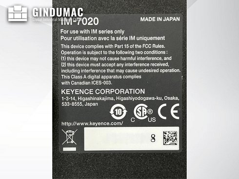 &#x27a4; Venta de KEYENCE IM 7020 usados | gindumac.com