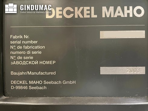 &#x27a4; Venta de DECKEL DMU 50 usados | gindumac.com