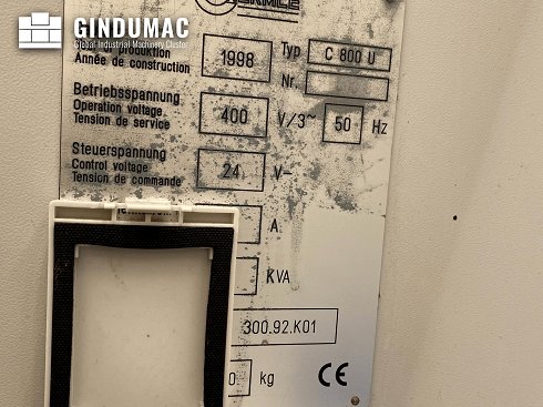 &#x27a4; Venta de HERMLE C800 U usados | gindumac.com