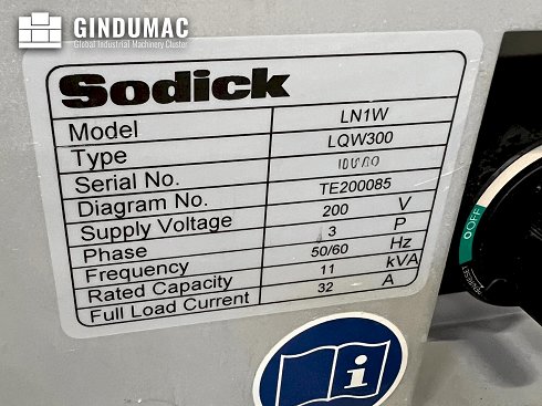 &#x27a4; Sodick AQ300L usado - Electroerosión por hilo en venta | gindumac.com