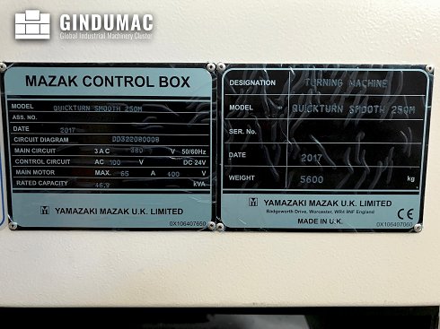 &#x27a4; Venta de Mazak Quick Turn 250MB usados | gindumac.com