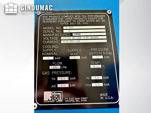 &#x27a4; Cortadora láser de CO2 Prima Industrie Platino 1530 usada