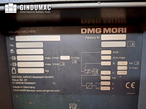 &#x27a4; Venta de DMG MORI DMC 1150 V usados | gindumac.com