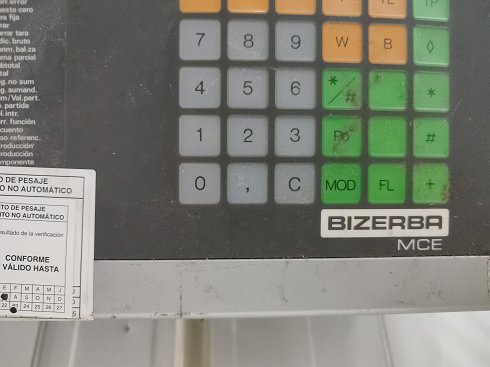 Báscula industrial Bizerba 1500 kl