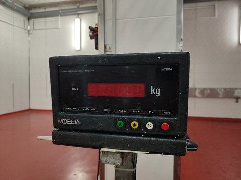 Equipo de pesaje industrial marca Mobba, modelo Sistema Modular 500