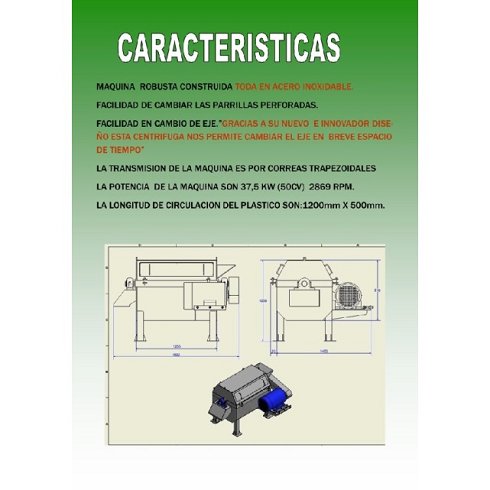 Centrífuga nueva