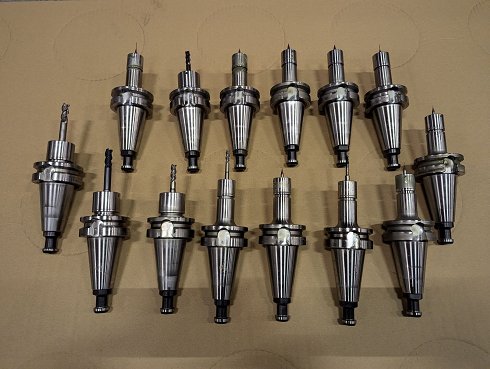 Lot BT 40 Tool holders