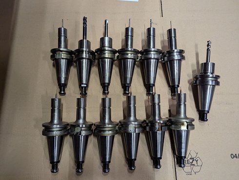 Lot BT 40 Tool holders