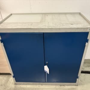 Hinged door cabinet without contents