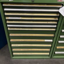 LUTZ Workshop drawer cabinet with contents