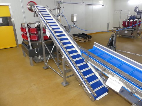 ALUMAC High-level conveyor belt/discharge conveyor belt