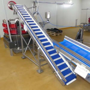 ALUMAC High-level conveyor belt/discharge conveyor belt