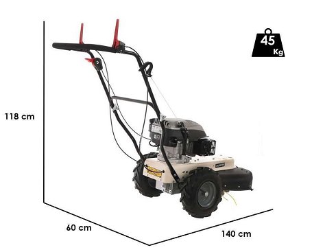 Desbrozadora Ruedas Autopropulsada con Motor Gasolina de 6CV (Nuevas)